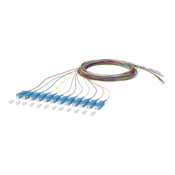 METZ BTR 150Q1CO0020E OpDAT pigtail SC-UPC OS2 12 colori 2 m fibra monomodale E9/125