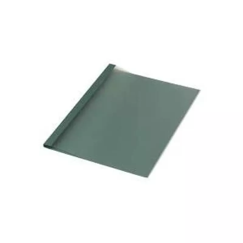 LMG cartelle termorilegate A4 verde lino dorso 2 mm confezione da 50 BMDLEM-GR-R2