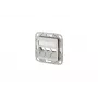 METZ BTR 130B20D31102KE scatola incasso vuota Keystone 3 porte standard tedesco, bianco puro