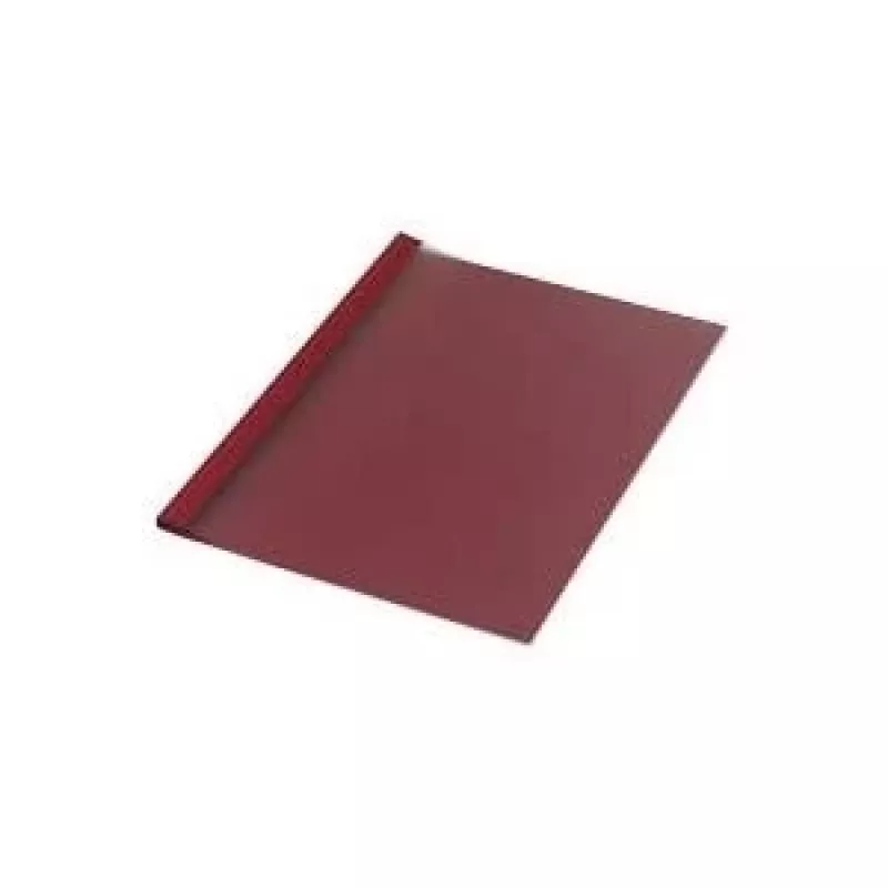 LMG cartella termorilegata A4 rosso scuro lino dorso 4 mm (BMDLEM-RO-R4)