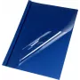 LMG cartelle termorilegate A4 blu effetto pelle dorso 1,5 mm, confezione da 50 (LMG-BMDLM-BL-R1,5)
