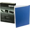 LMG cartelle termorilegate A4 blu effetto pelle dorso 1,5 mm, confezione da 50 (LMG-BMDLM-BL-R1,5)