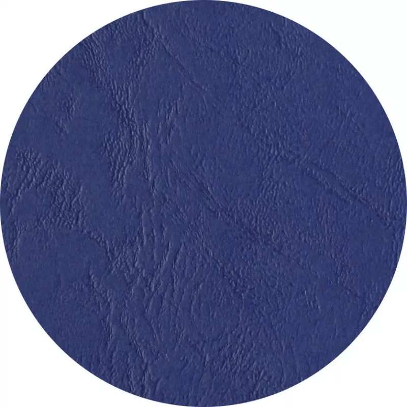 LMG cartelle termorilegate A4 blu effetto pelle dorso 1,5 mm, confezione da 50 (LMG-BMDLM-BL-R1,5)