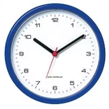 PEWETA orologio da parete radiocontrollato design blu 300 mm DCF77 quarzo 51.001.216