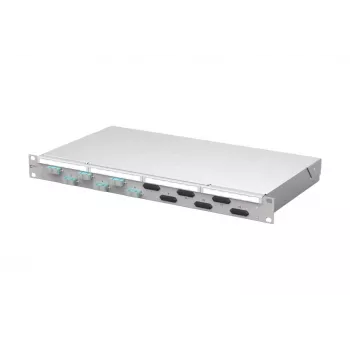 METZ CONNECT VIK 6xSC-D OM3 patch panel in fibra ottica, 6 porte, SC duplex, 1U, grigio 150450BA06-F
