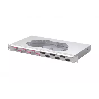 METZ CONNECT patch panel di giunzione in fibra ottica 6 porte SC duplex OM4 1U montaggio rack 19 pollici 150457BB06-F