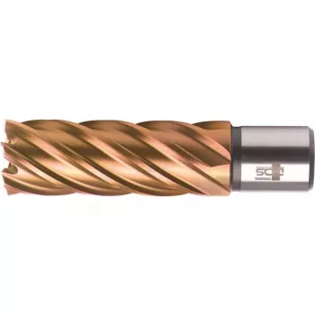 BDS fresa a corona HSS-VarioPLUS 12 mm con attacco Weldon, 55 mm profondità di taglio KBL-VP012