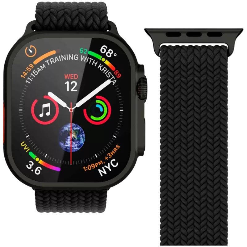 VONMÄHLEN Woven Loop 40, 41, 42mm Taglia unica, All Black