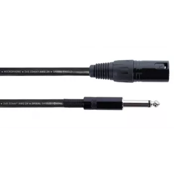 Cordial EM 5 MP cavo audio XLR a jack mono 6,3 mm 5 m nero 14753