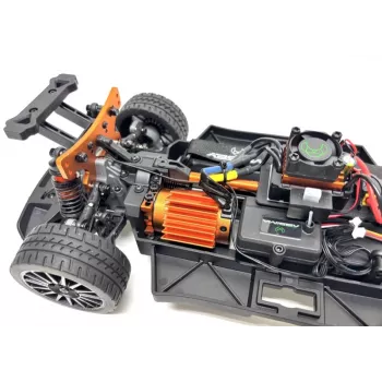 Absima Speed Demon 1:12 auto rally 4WD Brushless RTR modello RC bianco 70 km/h