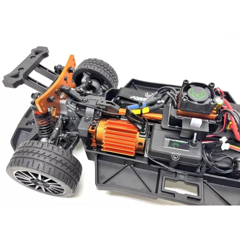 Absima Speed Demon 1:12 auto rally 4WD Brushless RTR modello RC bianco 70 km/h