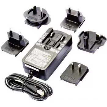 Dehner SYS 1541-2412-W2E alimentatore a spina a tensione fissa 12V 2A, 24W, connettore DC 5,5x2,1mm, Level VI