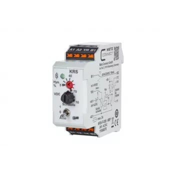 METZ Connect interruttore a soglia 24 V AC/DC, 1 contatto in scambio, guida DIN, 17,5 mm, 11066670