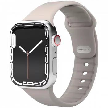VONMÄHLEN Classic Band 2 per Apple Watch 40/41/42mm, cinturino in pelle pieno fiore color crema