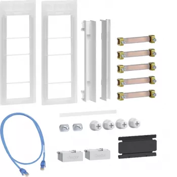 Hager universZ set di collegamento ZM02MS a 3 punti da quadro a quadro con connessione WAN
