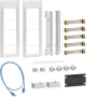 Hager universZ set di collegamento ZM02MS a 3 punti da quadro a quadro con connessione WAN