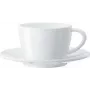 JURA set tazze da cappuccino, 2 tazze in porcellana e piattini, 180 ml, bianco 66501