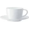 JURA set tazze da cappuccino, 2 tazze in porcellana e piattini, 180 ml, bianco 66501