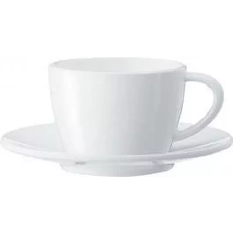 JURA set tazze da cappuccino, 2 tazze in porcellana e piattini, 180 ml, bianco 66501