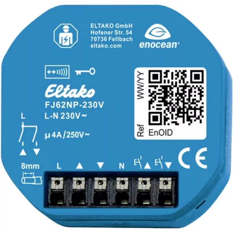 Eltako attuatore radio per tende e tapparelle FJ62NP-230V 4A/250V 30200535