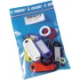 WEDO 262 portachiavi con gancio a S, colori assortiti, 10 pz.