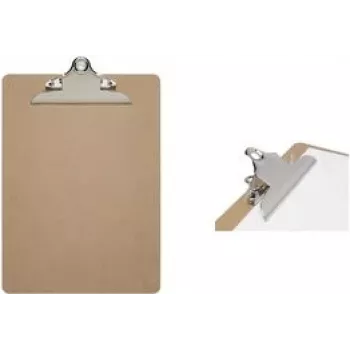 MAULclassic A4 portablocco, pannello in fibra dura, clip in metallo, marrone 2392570