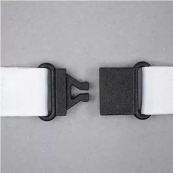 Avery 4842W portabadge con clip in metallo, verticale, PET, confezione da 10