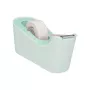 3M Scotch C18 Dispenser da tavolo verde menta con Magic Tape, 19 mm x 7,5 m, trasparente