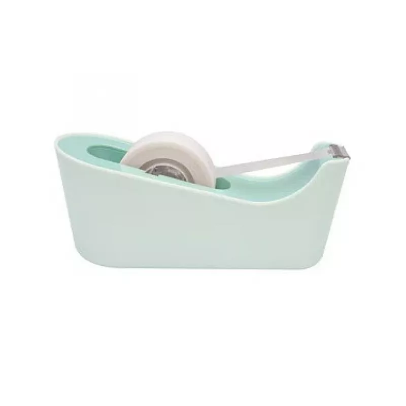 3M Scotch C18 Dispenser da tavolo verde menta con Magic Tape, 19 mm x 7,5 m, trasparente