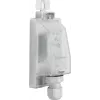 Hager EEN003 Sensore di luce esterna per interruttore crepuscolare, montaggio a parete, IP55, cavo 1,5 m, grigio