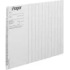 HAGER ZZ90B Fogli di etichettatura per moduli Legrand Mosaic, A4, bianco, confezione da 10