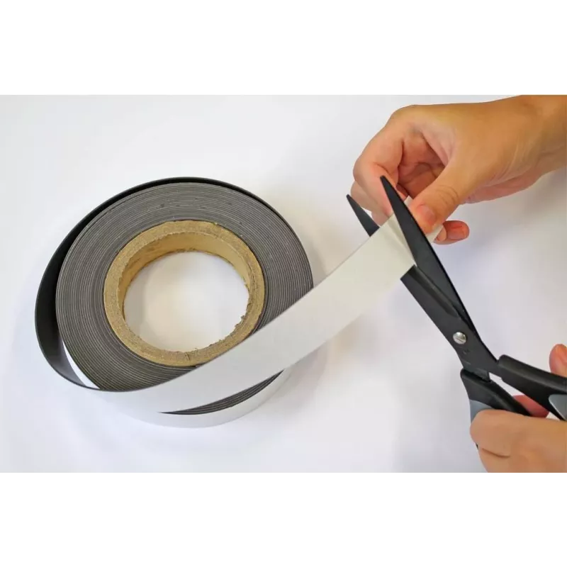 MAUL nastro magnetico adesivo 45 mm x 10 m, spessore 1 mm, tagliabile, flessibile (6156309)