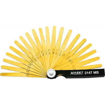 HAZET 2147MS set spessimetri, 20 lame, 0,05-1,00 mm, DIN 2275