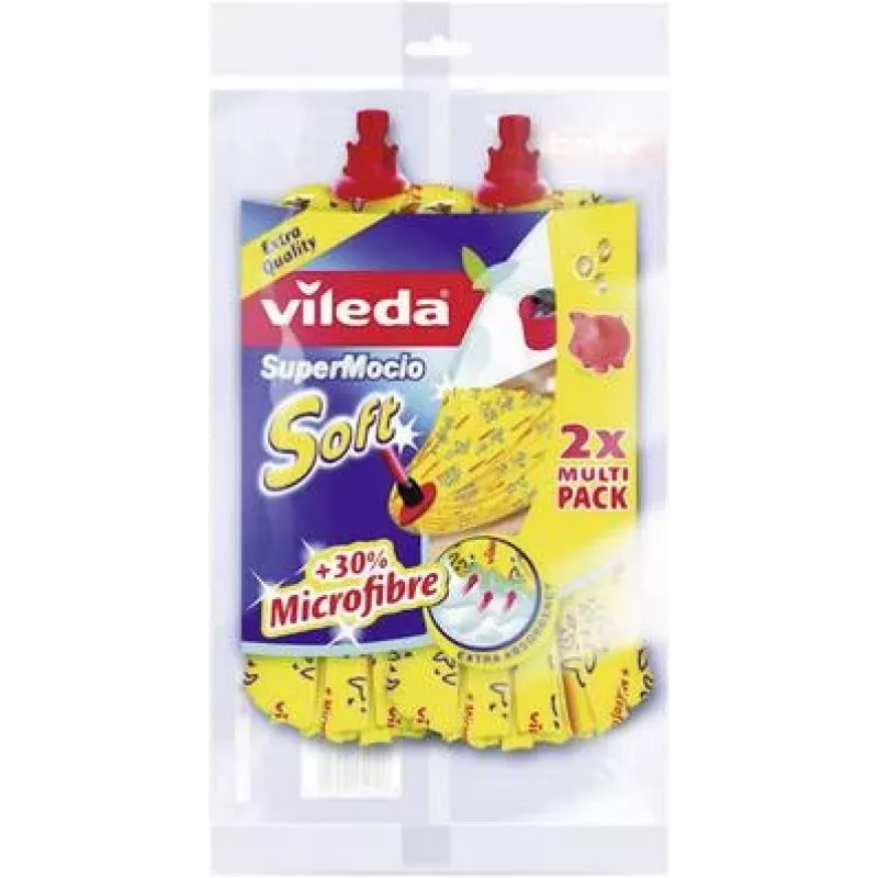 Vileda SuperMocio ricambio testina lavapavimenti confezione da 2 11099