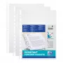 ELBA busta portadocumenti standard DIN A4, PP, 0,09 mm, goffrata, aperta sopra, foratura Euro, a prova di documento, antiriflesso (71460)