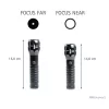 MAUL MAULkronos S torcia LED, 192 lumen, resistente agli schizzi d'acqua, nero 8182390