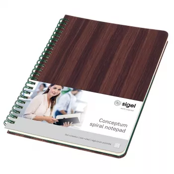 Sigel Conceptum CO675 quaderno a spirale A5 a punti copertina rigida marrone 160 fogli