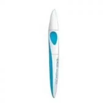 Herlitz 11378783 penna stilografica blu/bianco pennino medio