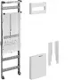 HAGER set accessori per quadro contatori ZU21A, 900mm, 1 posto contatore, preassemblato, trifase, 63A