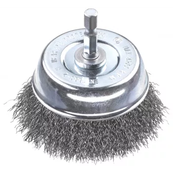 kwb spazzola a tazza - nodo ritorto - 0,3 mm - 6 mm - 7,5 cm - metallo - pietra - metallo (606330)