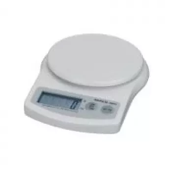 MAULalpha bilancia da lettere digitale 5 kg, argento, g/oz, funzionamento a un tasto, a batteria 1645002