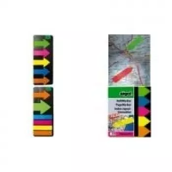 SIGEL HN614 marcatori per pellicole, 50 x 20 mm, 160 fogli, colori assortiti, rimovibili, con dispenser tascabile