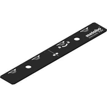 Metabo 629022000 connettore per guide di scorrimento, alluminio, nero, confezione da 2