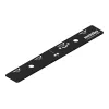 Metabo 629022000 connettore per guide di scorrimento, alluminio, nero, confezione da 2