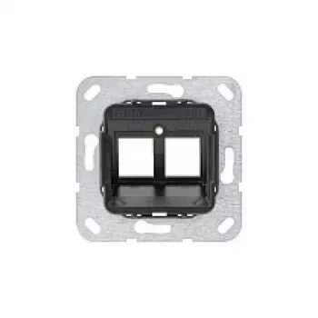 GIRA anello di supporto 560100 Modular Jack 1 a 2 moduli (560100)
