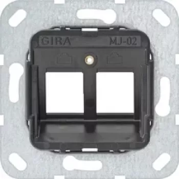GIRA anello di supporto 560200 Modular Jack 2 telaio di montaggio a 2 moduli