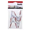 kwb morsetti a vite, lamiera d'acciaio, set da 4 pezzi, 100 x 35 mm 927600