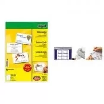 SIGEL DP939 biglietti da visita bianco brillante 85 x 55 mm 200 g/m² 600 biglietti (60 fogli x 10)