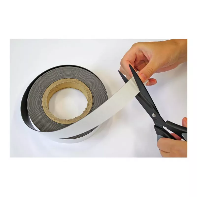 MAUL nastro magnetico adesivo 35 mm x 10 m, spessore 1 mm, marrone scuro, tagliabile 6156109