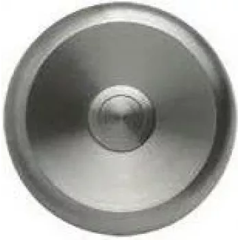 Grothe ETA S 100 pulsante campanello tondo in acciaio inox, 80 mm, da incasso, contatto NO 55540